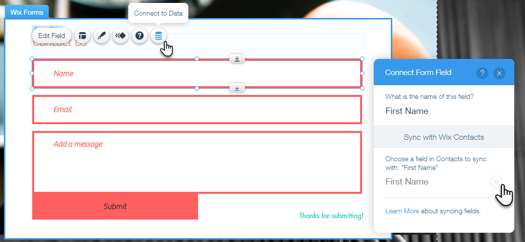 Syncing Your Form with Your Contact List Fields | Help ...