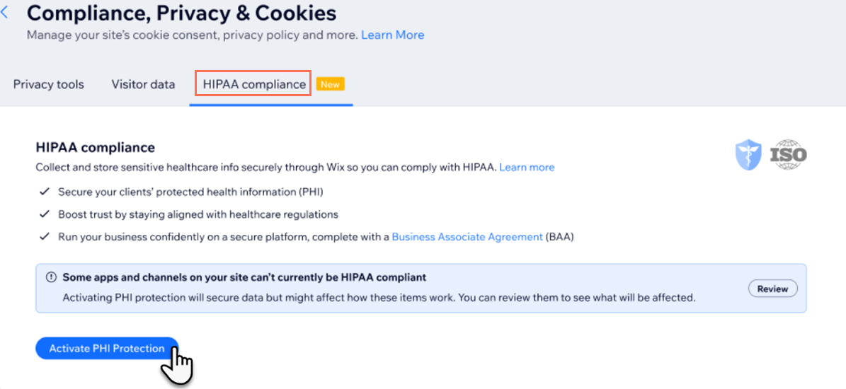 activating phi protection,