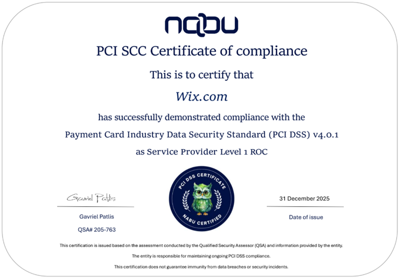 אישור ספק שירותי PCI לשנת 2026