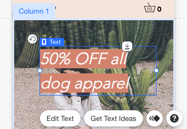A screenshot of a mobile-only element.