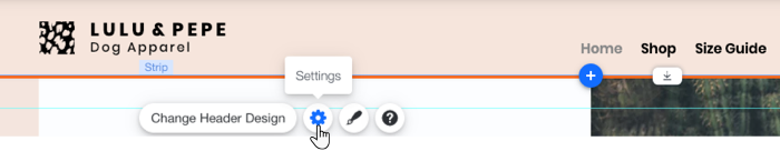 Wix Editor Changing The Header Scroll Settings Help Center Wix Com