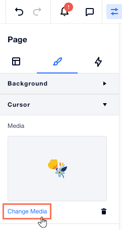 Editor X: Adding a Custom Cursor, Help Center