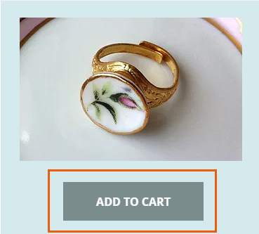 Screenshot of a Wix Stores Add to Card button