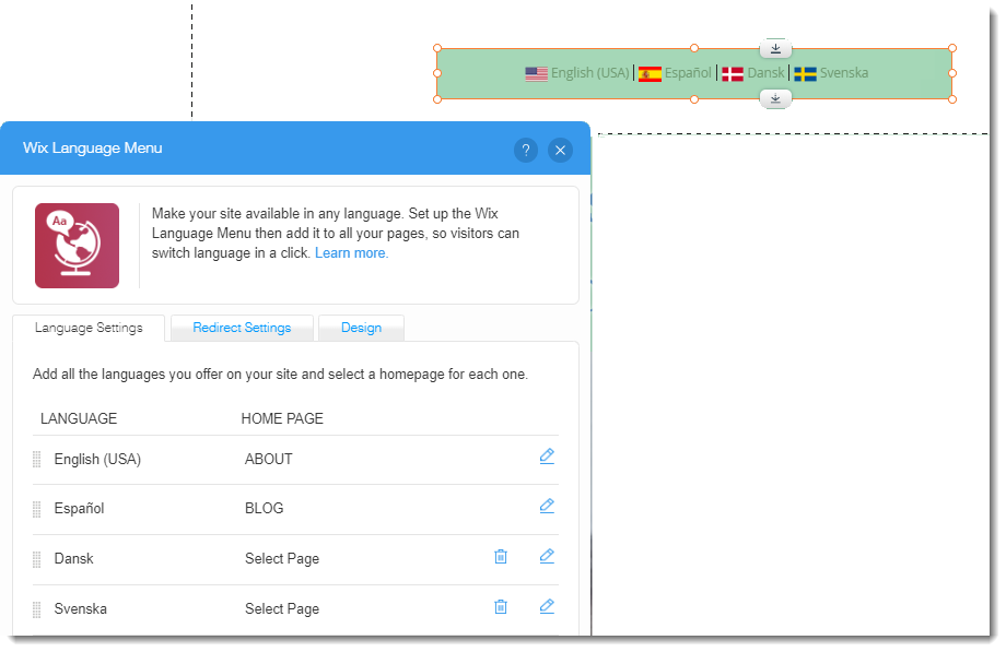 Switching From The Wix Language Menu App To Wix Multilingual Help Center Wix Com