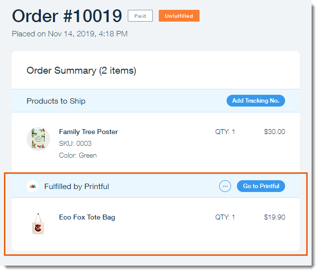 Wix ストアで Printful 商品を発送する サポートセンター Wix Com