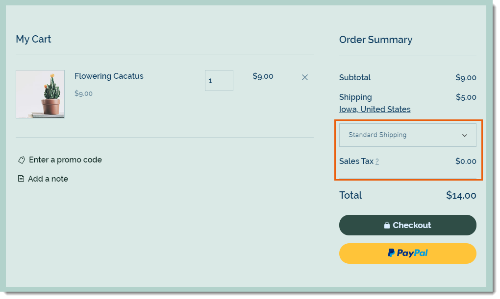 Setting How Shipping and Tax Displays in the Wix Stores Shopping Cart