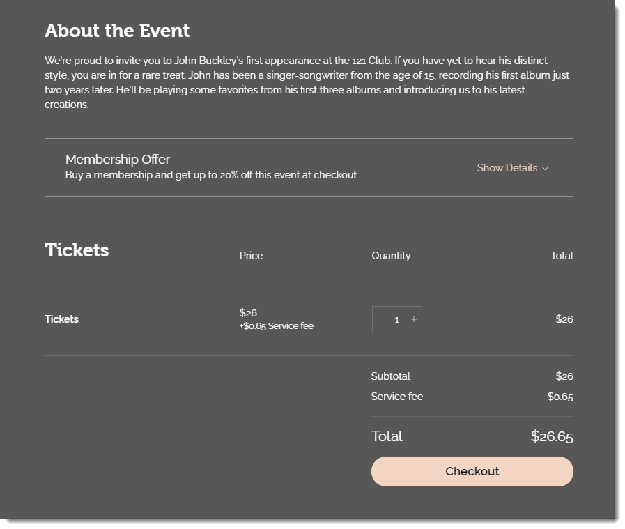 Wix Events About the Event Details and Registration Form Pages Help