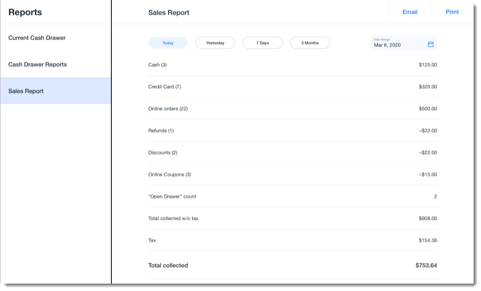 Wix Retail POS Viewing Your Sales Report Help Center Wix Wix Retail POS Viewing Your Sales Report Help Center Wix