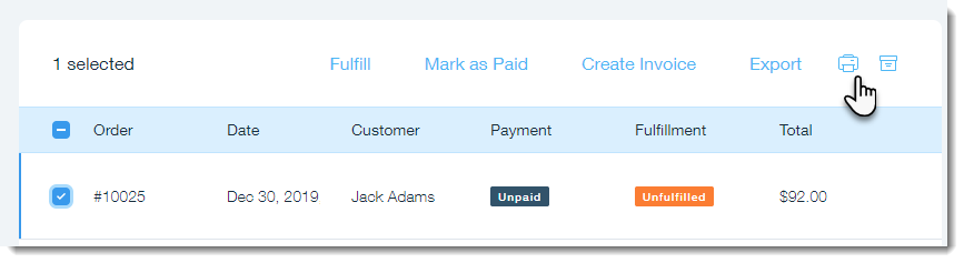 Wix Stores: Editing Customer Details in Orders, Help Center