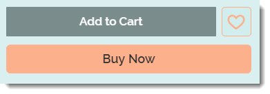 Screenshot of some of the available buttons that can be displayed on the Product Page in a Wix site