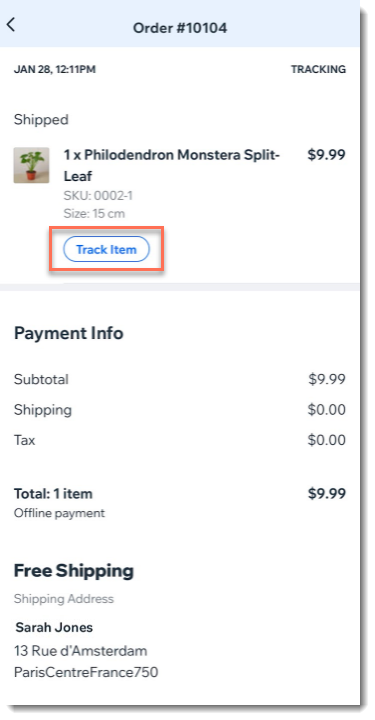 Wix Stores: Manually Creating an Order, Help Center