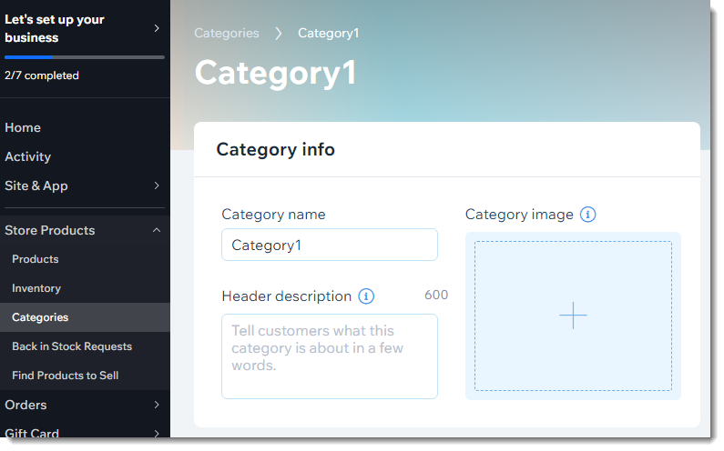 Wix Stores Creating Product Categories Help Center Wix