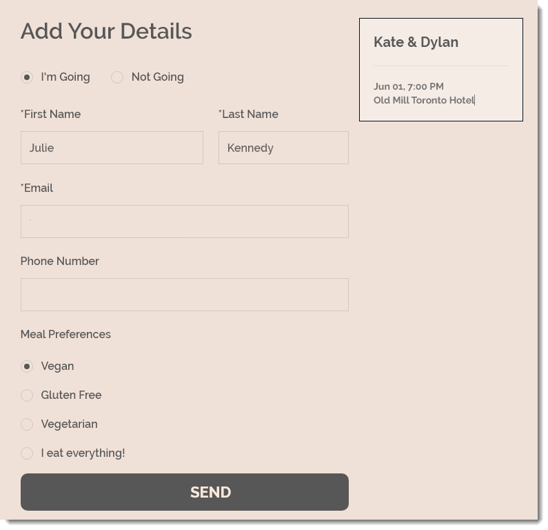 Wix Events: Customizing the Registration Form for RSVP Events | Help