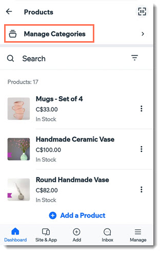 Manage Products In Categories - Adding & Organizing