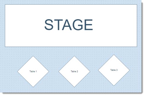 A screenshot of adding shapes to the floor plan.