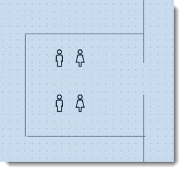 A screenshot of adding a divider line to the floor plan.