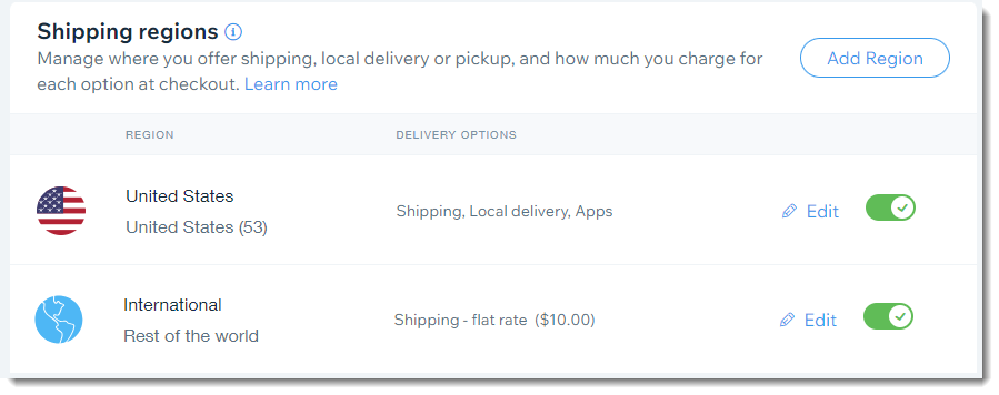 Wix Stores: Setting Up Free Shipping, Help Center