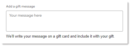 Screenshot of an example of a long answer text field that you can add to the Checkout Page