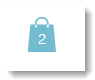 Screenshot of the cart icon in a Wix store