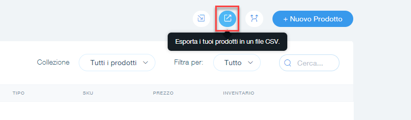 scaricare sito da wix