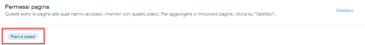 Limitare L Accesso Alle Pagine Del Tuo Sito Ai Membri Paganti Utilizzando L App Piani A Pagamento Centro Di Apprendimento Wix Com