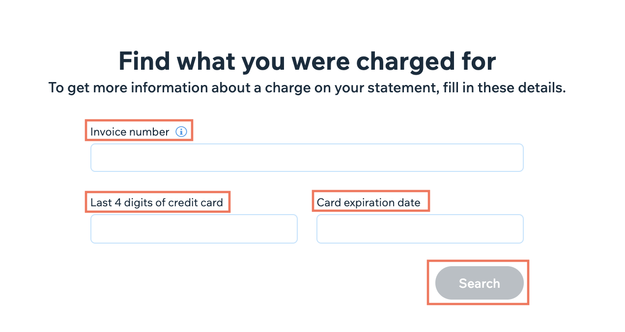 Charge Locator landing page