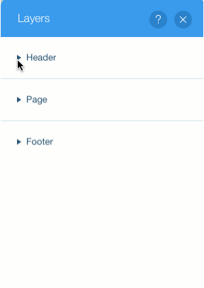 Wix Editor: Using the Layers Panel | Help Center | Wix.com