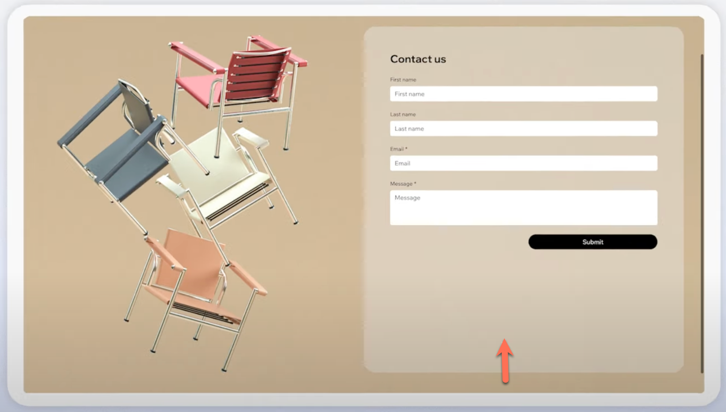 A screenshot showing an unwanted gap in the Studio Editor.