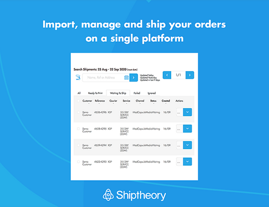 How to integrate with : Shiptheory Support