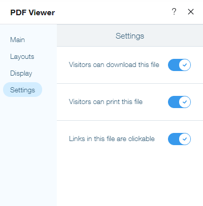 A screenshot showing the option to customize the app settings.