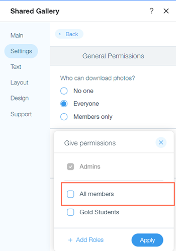 Cannot set Who can post permissions to Anyone on the web for