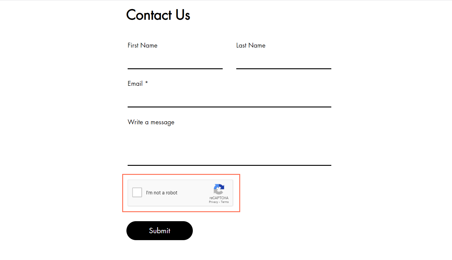 Adding a reCAPTCHA checkbox to your form.