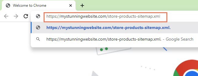 Ver el sitemap de las páginas de productos de Wix Stores