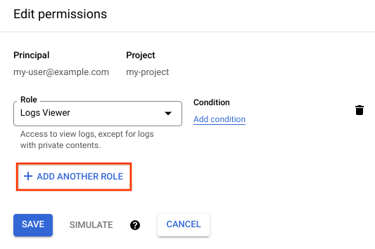 GCP Edit Permissions