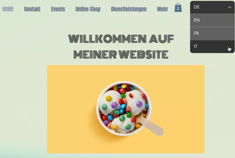 Wix Multilingual Deine site übersetzen Support Zentrum