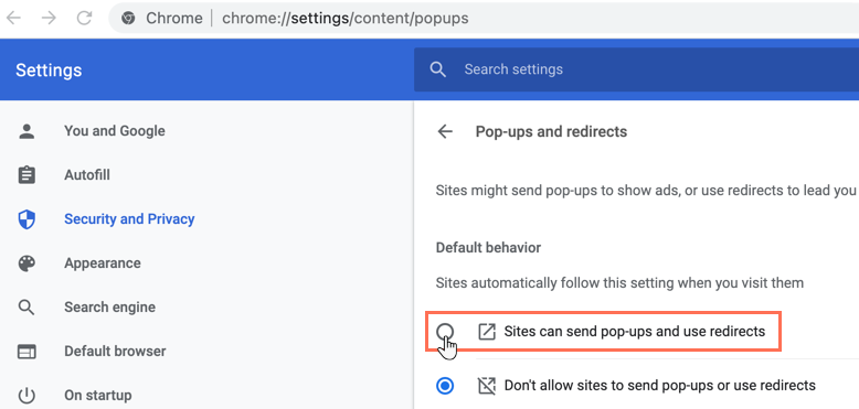 the Google Pop-Up Blocker | Help Center | Wix.com