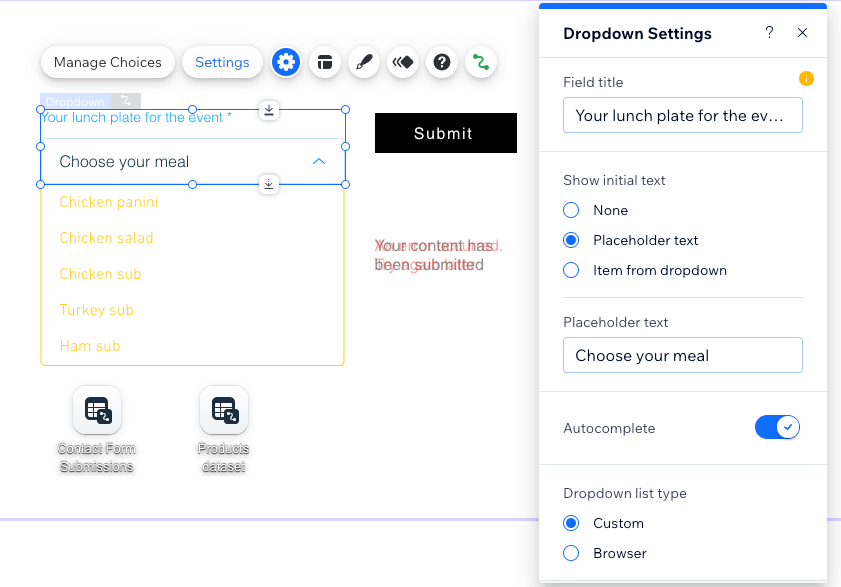 Wix Forms: Managing Your Forms from the Dashboard, Help Center