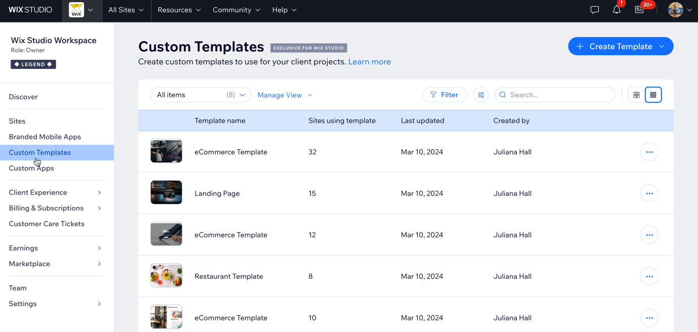 Wix Studio: Creating and Using Custom Templates Help Center Wix com Wix Studio: Creating and Using Custom Templates Help Center Wix com
