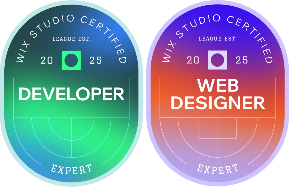 Una imagen de las certificaciones de Wix Studio en la Academia de Wix Studio.