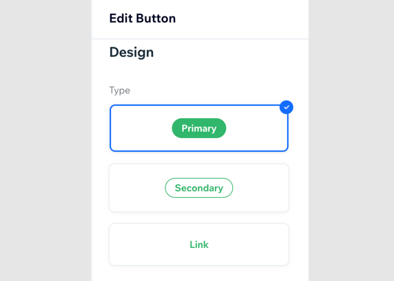 An example of the available button styles.