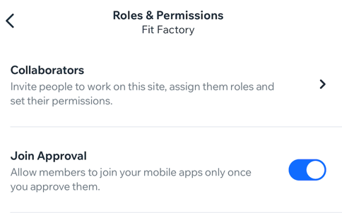 Roles & Permissions in the Wix app