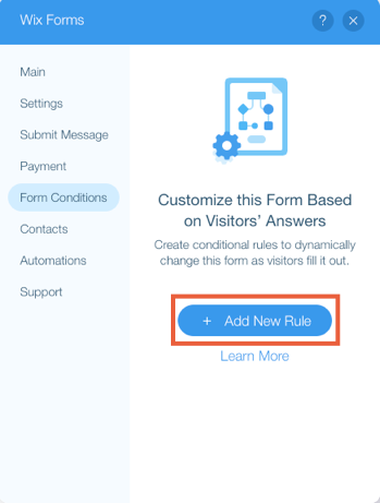 Wix Forms: Managing Your Forms from the Dashboard, Help Center