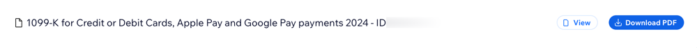 downloading a 1099-k,