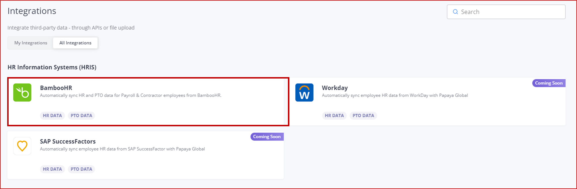 BambooHR API Integration
