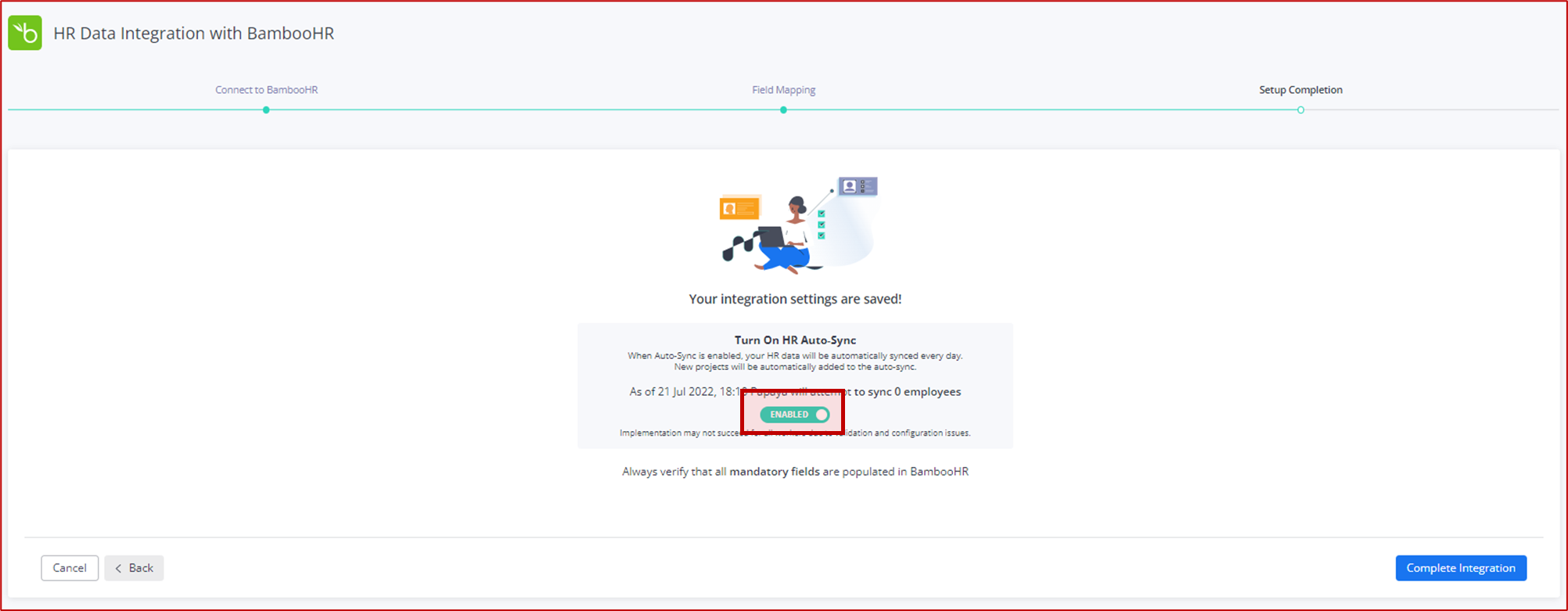 BambooHR API Integration