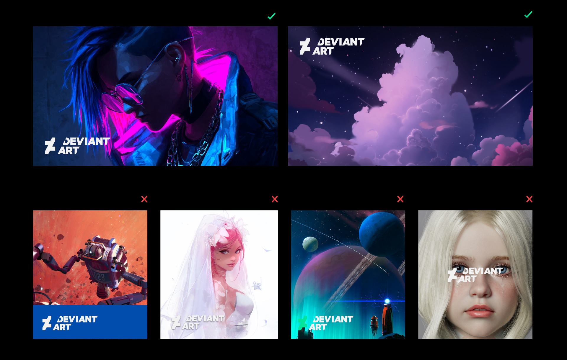 Bad placement examples