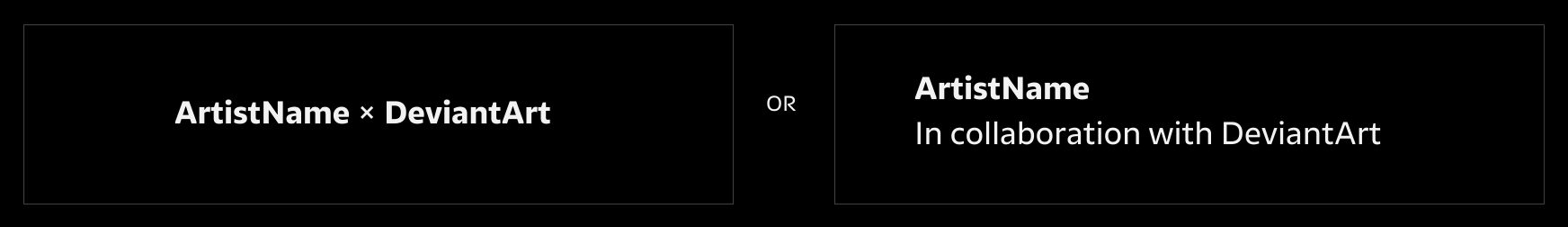 Example of two brands together