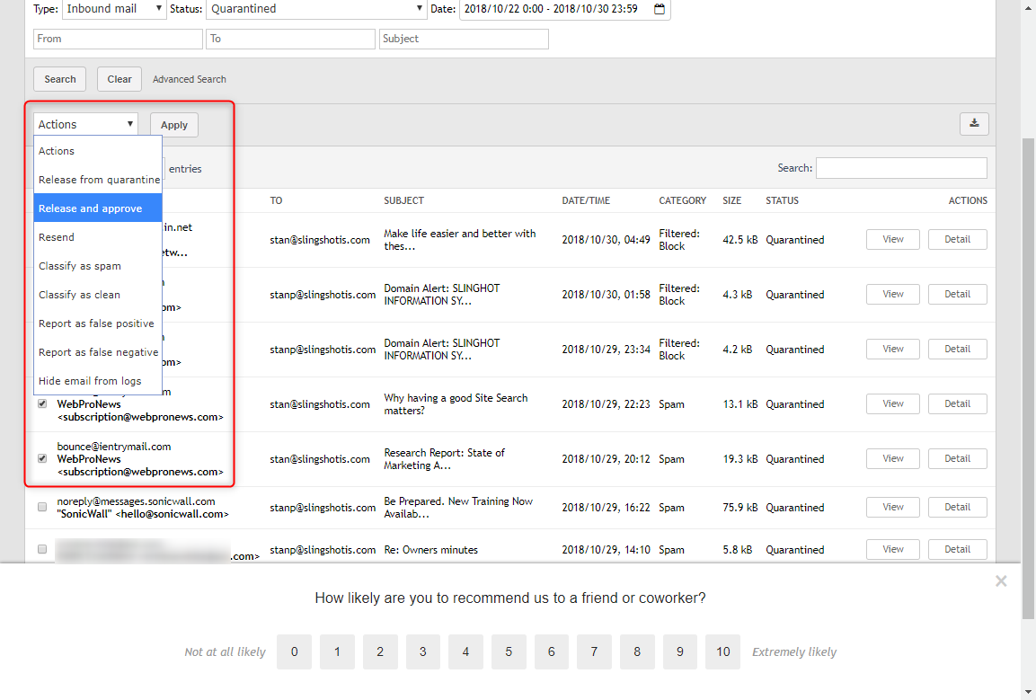 Slingshot Webmail Login