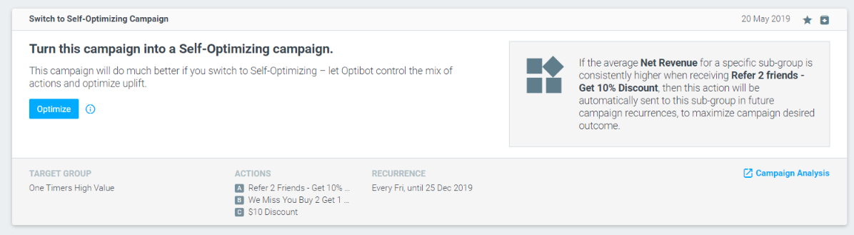 Understanding AI Insights Agent (formerly Optibot) Cards – Optimove